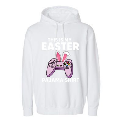 This Is My Easter Pajama Tee Game Control Graphic Gaming Cool Gift Garment-Dyed Fleece Hoodie