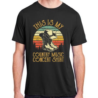 This Is My Country Music Concer Southern Western Adult ChromaSoft Performance T-Shirt