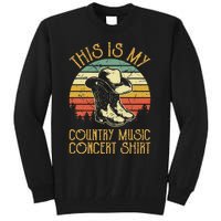 This Is My Country Music Concer Southern Western Tall Sweatshirt