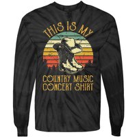 This Is My Country Music Concer Southern Western Tie-Dye Long Sleeve Shirt