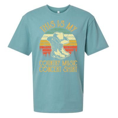 This Is My Country Music Concer Southern Western Sueded Cloud Jersey T-Shirt