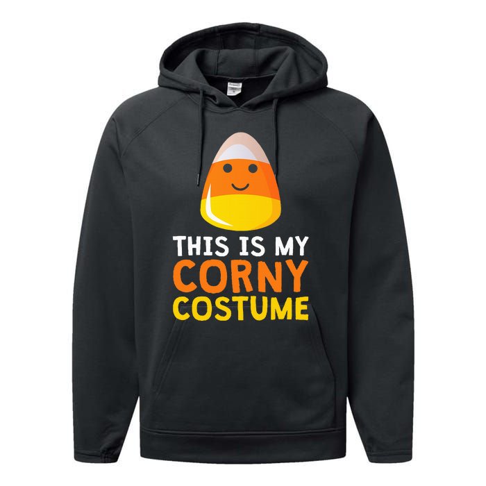 This Is My Corny Costume Funny Candy Corn Halloween Performance Fleece Hoodie