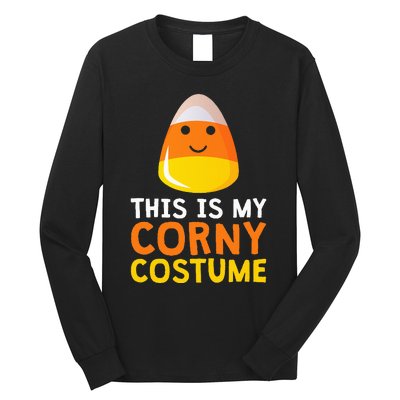 This Is My Corny Costume Funny Candy Corn Halloween Long Sleeve Shirt