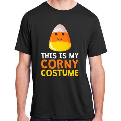 This Is My Corny Costume Funny Candy Corn Halloween Adult ChromaSoft Performance T-Shirt