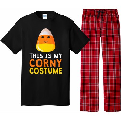 This Is My Corny Costume Funny Candy Corn Halloween Pajama Set