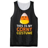 This Is My Corny Costume Funny Candy Corn Halloween Mesh Reversible Basketball Jersey Tank