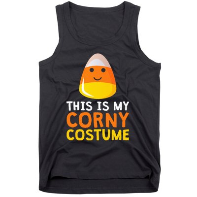 This Is My Corny Costume Funny Candy Corn Halloween Tank Top