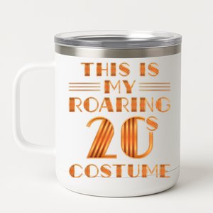 This Is My Roaring 20s Costume Twenties Art Deco Halloween Premium 12 oz Stainless Steel Tumbler Cup