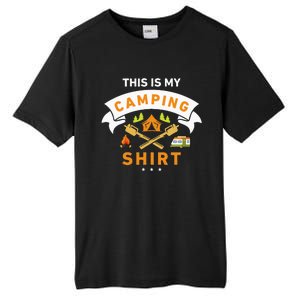 This Is My Camping Funny Camper Tall Fusion ChromaSoft Performance T-Shirt