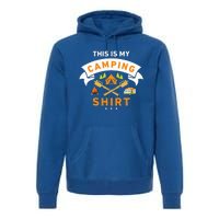 This Is My Camping Funny Camper Premium Hoodie