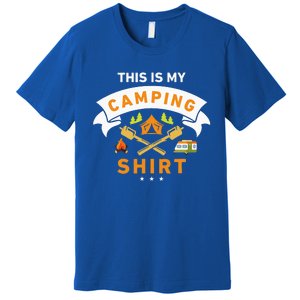 This Is My Camping Funny Camper Premium T-Shirt