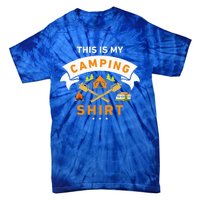 This Is My Camping Funny Camper Tie-Dye T-Shirt