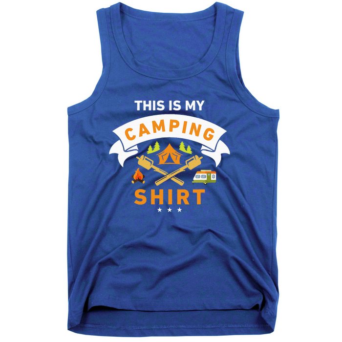 This Is My Camping Funny Camper Tank Top