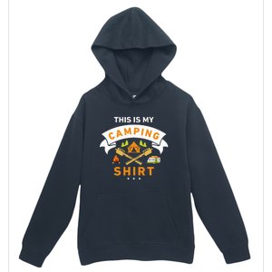 This Is My Camping Funny Camper Urban Pullover Hoodie