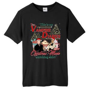 This Is My The Vampire Christmas Movie Watching Stefan And Damon Salv Tall Fusion ChromaSoft Performance T-Shirt