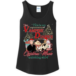 This Is My The Vampire Christmas Movie Watching Stefan And Damon Salv Ladies Essential Tank