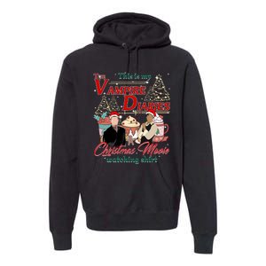 This Is My The Vampire Christmas Movie Watching Stefan And Damon Salv Premium Hoodie