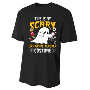 This Is My Scary Third Grade Costume Teacher Halloween Performance Sprint T-Shirt