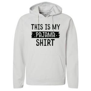 This Is My Pajama PJ Top Teen Bedtime Kids Performance Fleece Hoodie