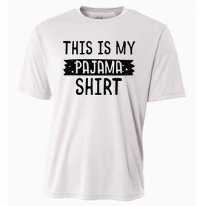 This Is My Pajama PJ Top Teen Bedtime Kids Cooling Performance Crew T-Shirt