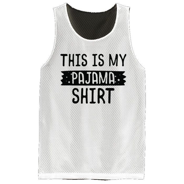 This Is My Pajama PJ Top Teen Bedtime Kids Mesh Reversible Basketball Jersey Tank