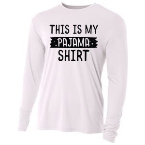 This Is My Pajama PJ Top Teen Bedtime Kids Cooling Performance Long Sleeve Crew