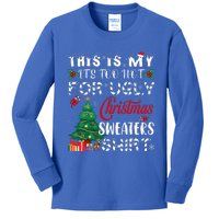 This Is My ItS Too Hot For Ugly Christmas Sweaters Kids Long Sleeve Shirt