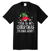 This Is My Christmas Pajama Funny Christmas Elf Tall T-Shirt