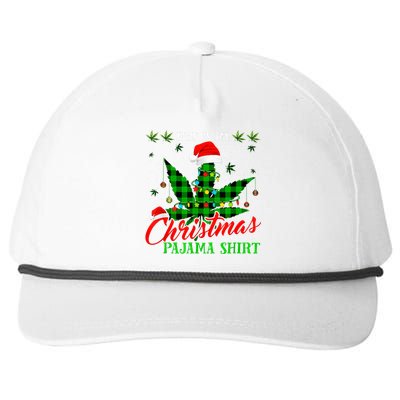 This Is My Christmas Pajama Weed Marijuana Snapback Five-Panel Rope Hat