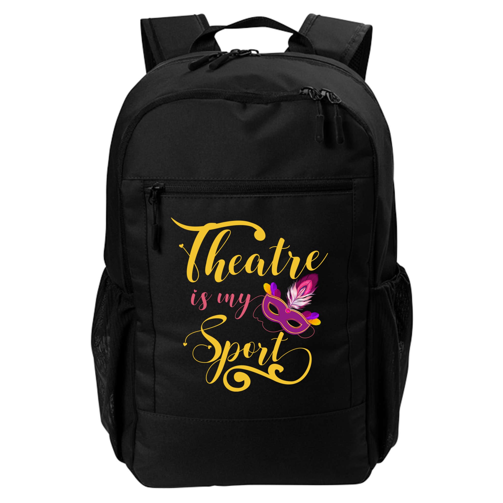 Theatre Is My Sport Musical Gift Funny And Cute Acting Theater Actor Gift Backpack