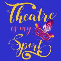 Theatre Is My Sport Musical Gift Funny And Cute Acting Theater Actor Gift Kids Hoodie