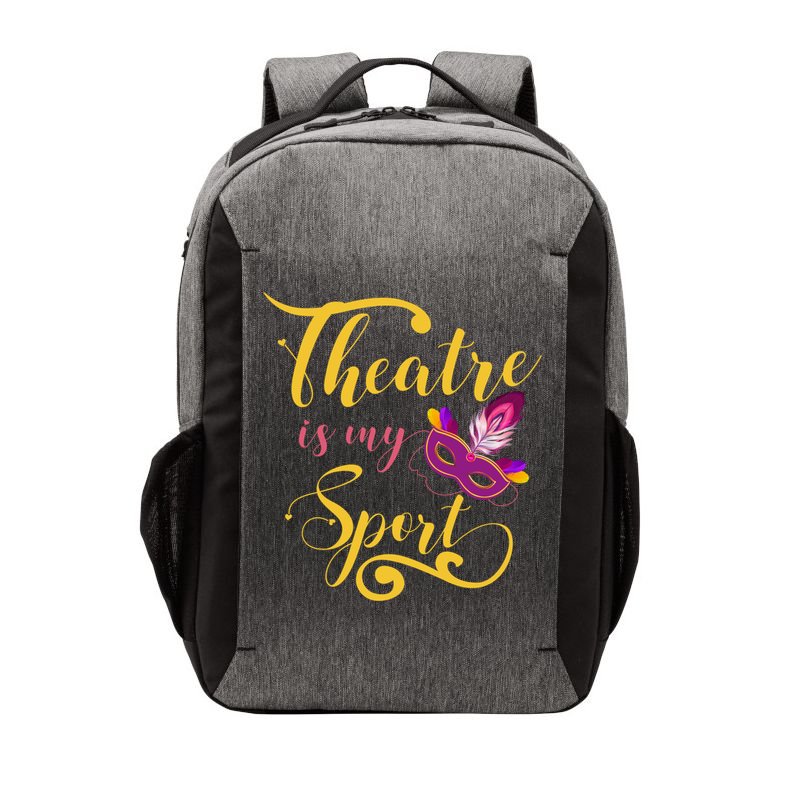 Theatre Is My Sport Musical Gift Funny And Cute Acting Theater Actor Gift Vector Backpack
