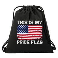 This Is My Pride Flag Drawstring Bag