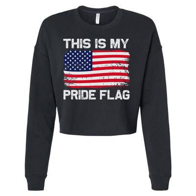 This Is My Pride Flag Cropped Pullover Crew