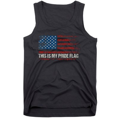 This Is My Pride Flag USA American 4th Of July Vintage Tank Top