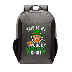 This Is My Lucky Basketball St Patrick's Day Gift Vector Backpack