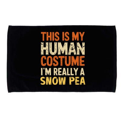 This Is My Human Im Really A Snow Pea Halloween Microfiber Hand Towel