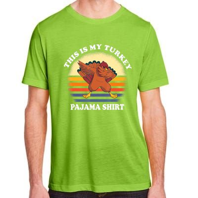 This Is My Turkey Pajama Thanksgiving Gobble Adult ChromaSoft Performance T-Shirt