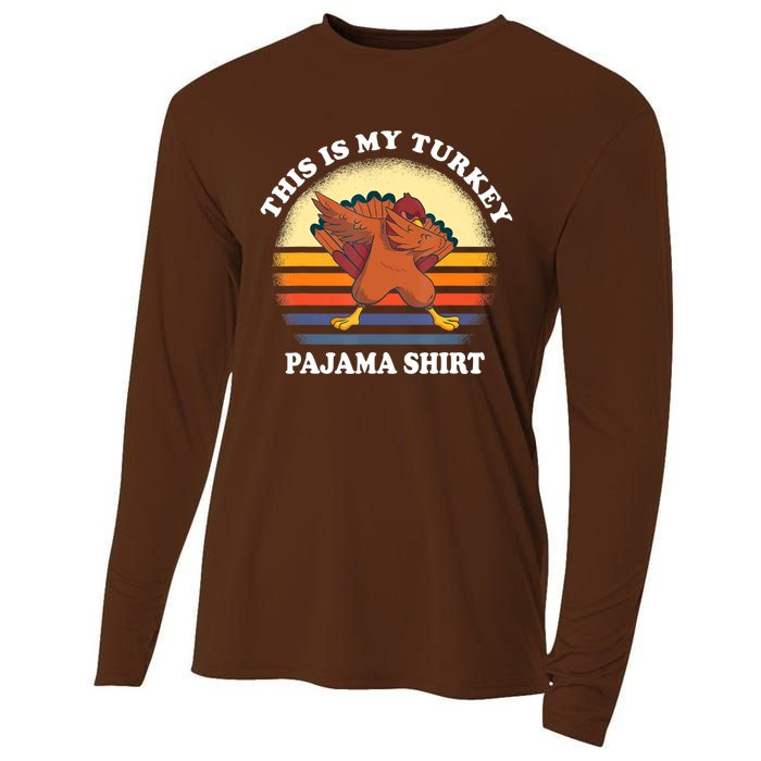 This Is My Turkey Pajama Thanksgiving Gobble Cooling Performance Long Sleeve Crew