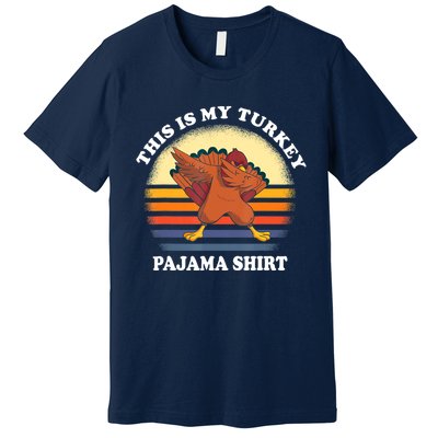 This Is My Turkey Pajama Thanksgiving Gobble Premium T-Shirt