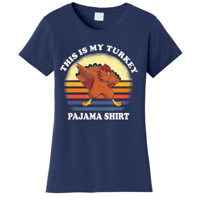 This Is My Turkey Pajama Thanksgiving Gobble Women's T-Shirt