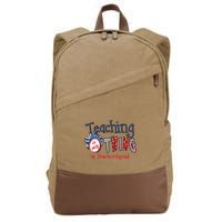 Teaching Is My Thing Teacher Squad Cotton Canvas Backpack