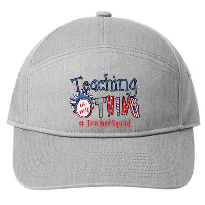 Teaching Is My Thing Teacher Squad 7-Panel Snapback Hat