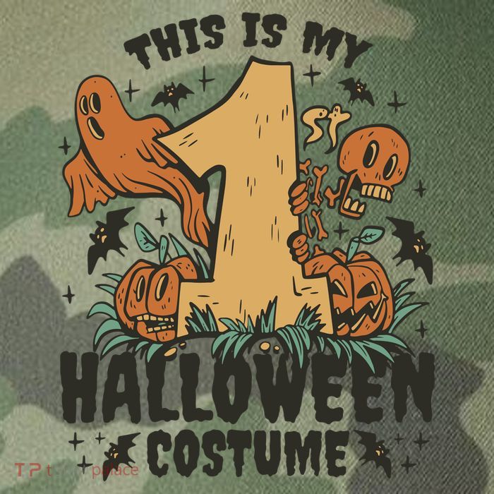 This Is My First Halloween Costume Spooky Legacy Tie Dye Trucker Hat