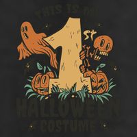 This Is My First Halloween Costume Spooky 7 Panel Mesh Trucker Snapback Hat