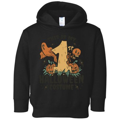 This Is My First Halloween Costume Spooky Toddler Hoodie