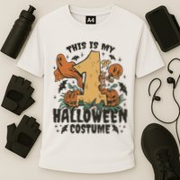 This Is My First Halloween Costume Spooky Cooling Performance Crew T-Shirt