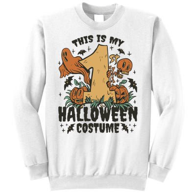 This Is My First Halloween Costume Spooky Sweatshirt