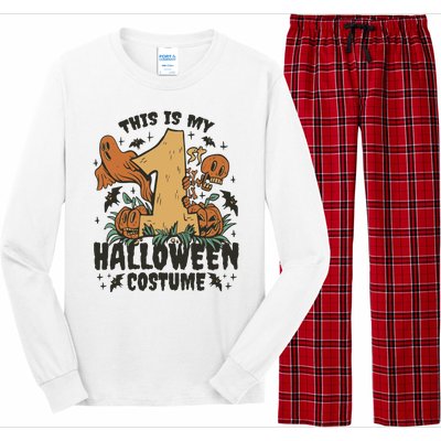 This Is My First Halloween Costume Spooky Long Sleeve Pajama Set