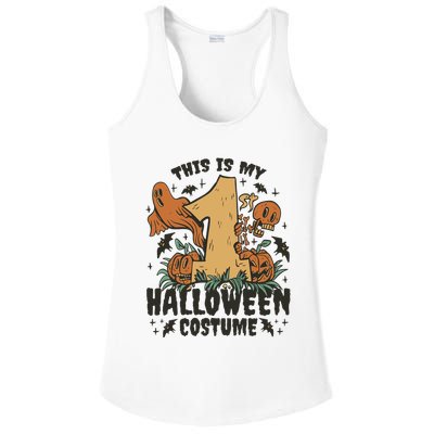 This Is My First Halloween Costume Spooky Ladies PosiCharge Competitor Racerback Tank